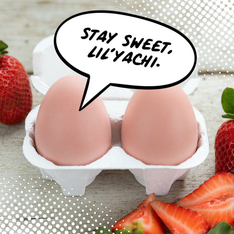 Goat Milk Egg Soap STRAWBERRYACH